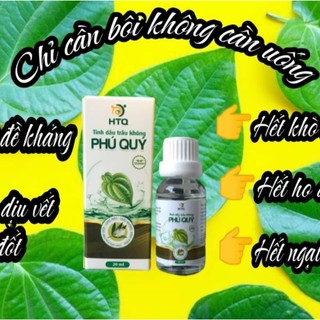 Tinh dầu Trầu Không Phú Quý