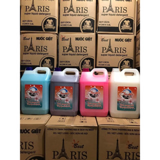 Nước giặt xả cao cấp Chicaphe can 10L hương nước hoa, siêu sạch, thơm, mềm vải