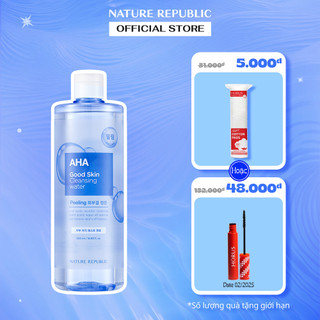 Nature Republic Nước tẩy trang làm sạch sâu Good Skin AHA Ampoule Cleansing Water 500 ml