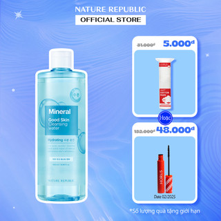 Nature Republic Nước tẩy trang dành cho mọi loại da Good Skin Mineral Ampoule Cleansing Water 500 ml