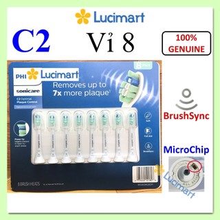[Mã COSBAUH3 giảm 8% đơn 300K] Đầu bàn chải điện Phi.lips Sonicare C2 [Hàng Mỹ]