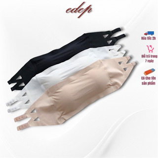 Áo Bra Nữ Đúc Su ⭐Freeship⭐ Bra Không Dây - Áo Ngực Không Gọng Quây Ngang 8883