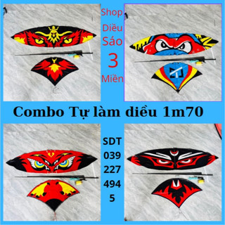 Combo Tự Làm Diều 1m7 Giá Cực Rẻ Tặng Kèm Phụ Kiện