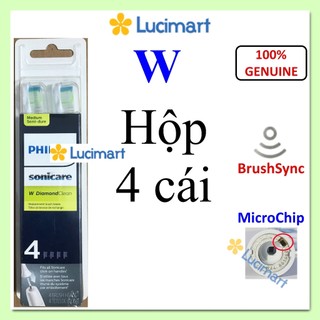 Combo 4 Đầu bàn chải điện Phi.lips Sonicare W Diamond Clean
