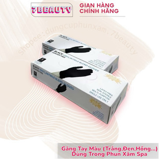 Găng tay Phun Xăm PVC Cao Cấp Sử Dụng Cho Spa Làm Giảm Béo,Phun Xăm, Nail, Làm Tóc