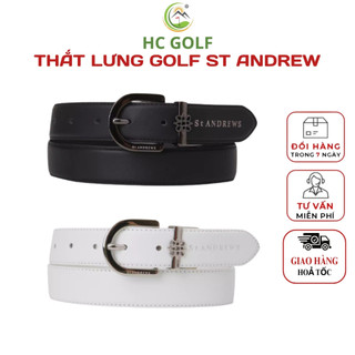 Thắt lưng golf ST ANDREW chất liệu da cao cấp dành cho nữ phong cách thời trang Hàn Quốc - HC GOLF
