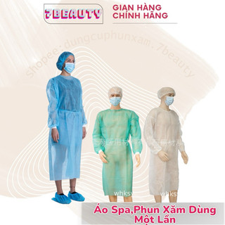Áo Bảo Hộ Y Tế Dùng Trong Phun Xăm,Spa