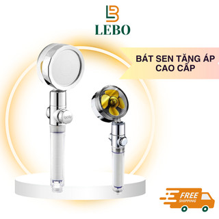 Bát sen tắm tăng áp cao cấp vòi hoa sen tắm cánh quạt siêu mạnh tiết kiệm nước lebo