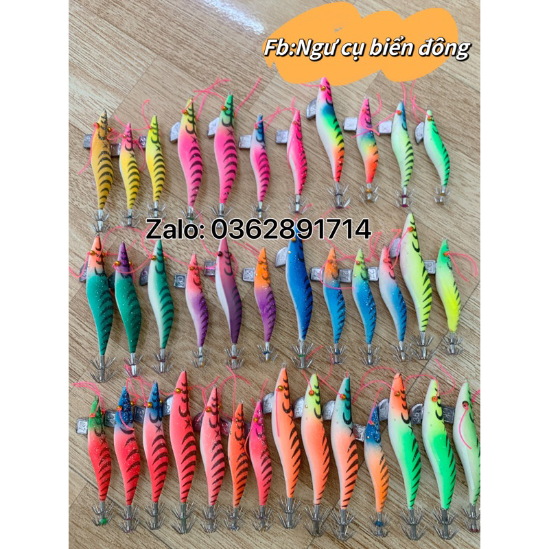 Mồi câu mực, tôm câu mực, tôm dạ quang, tôm phát sáng, rường câu mực, mồi giả câu mực, tôm câu mực lá, mồi câu mực lá
