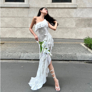 LACE _ đầm lưới ren hoa cao cấp VENUS co dãn