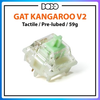  Switch Gateron Baby Kangaroo V2 5 PIN Tactile 59g tản led tốt công tắc bàn phím Switch Gateron Kangaroo V2 DoDo Gear 