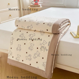 Chăn Đũi Hè Đậu Nành 1M8x2M Siêu Mát Mẻ Màu Sắc Nhã Nhặn