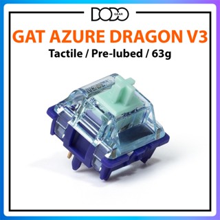 Switch Gateron Azure Dragon V3 5 PIN Tactile 59g tản led tốt công tắc bàn phím Switch Gateron Azure Dragon V3 DoDo Gear