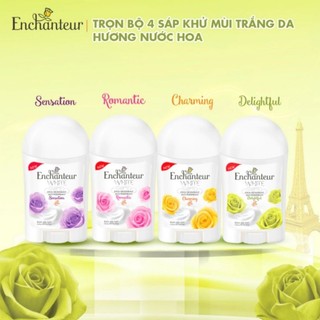 Sáp khử mùi trắng da Enchanteur Charming, Sensation, Romantic, Delightful 40 Gr