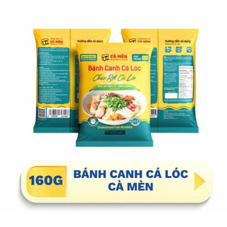 Bánh canh cá lóc tươi Cà Mèn - loại nhỏ 160g dành cho trẻ em (Bảo quản đông lạnh)