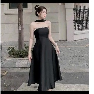 Đầm đi tiệc sang chảnh free size 40-50kg,kèm hình thật ở bên.