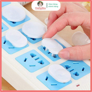 Nút bịt ổ điện 2 chấu ngăn ngừa bé nghịch ổ điện, bảo vệ an toàn cho bé