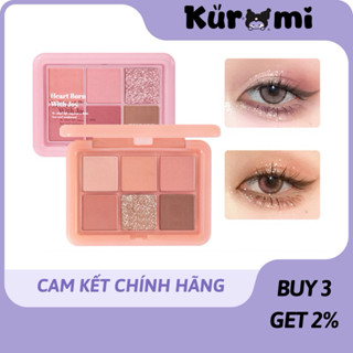 [NEW HOLD LIVE] Bảng Phấn Mắt 6 Ô Màu Hold Live KUROMI Heart Born (HL708)