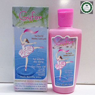 Dung dịch rửa phụ khoa gyfor chai 100ml