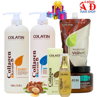 DẦU GỘI XẢ Ủ DƯỠNG TÓC COLATIN TƠ TẰM PHỤC HỒI MỀM MƯỢT, GIẢM GÃY RỤNG CTY XUÂN THÌ