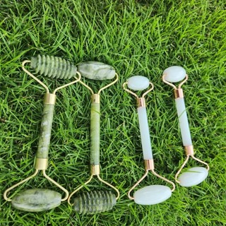 [Mẫu mới] Cây lăn massage mặt nâng cơ – Dụng cụ lăn đá & sáp ong thư giãn, thẩm thấu dưỡng chất – Màu hồng/trắng/xanh