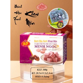 Bánh Đậu Xanh Khoai Môn Rồng Vàng Minh Ngọc A35 300g - Đặc Sản Hải Dương