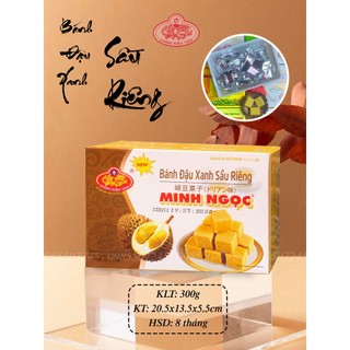 Bánh Đậu Xanh Sầu Riêng Rồng Vàng Minh Ngọc A35 300g - Bánh Đậu Xanh Hải Dương
