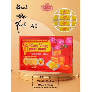 Bánh Đậu Xanh Rồng Vàng Minh Ngọc A2 310g - Đặc Sản Hải Dương
