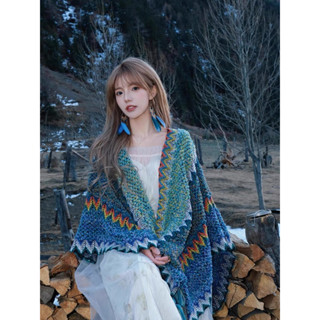   HÀNG SẴN  ÁO CHOÀNG LEN Bohemian thổ cẩm thời trang nữ du lịch tân cương Trung Quốc  Hà Giang Đi Phượt 