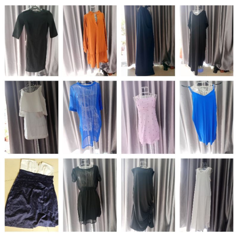 đầm lộn xộn nhiều mẫu,lỗi màu,dơ,(367)