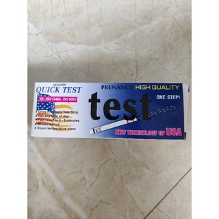 que thử thai test