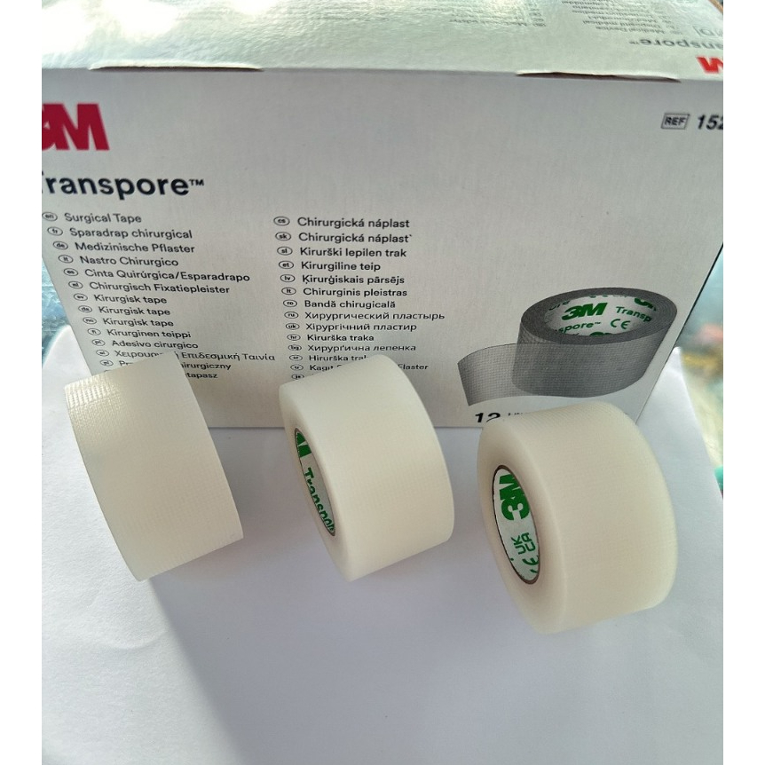 Băng keo trong y tế trong suốt 3M 1527-1 kích thước 2,5X9,1(Chính hãng 3M - Mỹ)