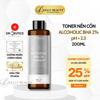 DrCeutics Alcoholic BHA 2% Therapy - Giảm Mụn, Loại Bỏ Da Chết, Se Lỗ Chân Lông | Kelly Beauty