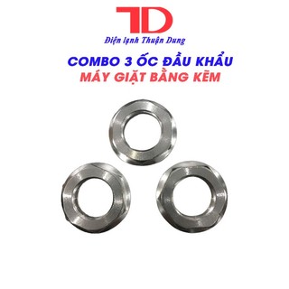 Combo 3 ốc đầu khẩu máy giặt bằng kẽm TD Điện lạnh Thuận Dung