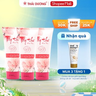 COMBO 3 sữa tắm tây thi 200ml hương hoa đào dành cho da mụn , làm sạch da  tặng 1  dầu gôi 7 plus 50ml _Sao Thái Dương