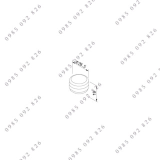 Nắp nhựa bịt đầu ống pj-110