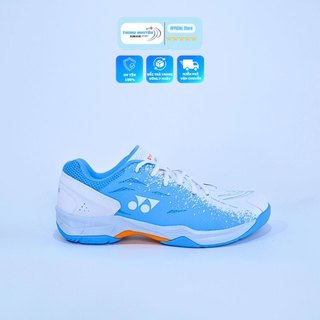 Giày cầu lông yonex comfort team trắng xanh dương form 3e - màu sắc trẻ trung cho cả nam và nữ - chính hãng
