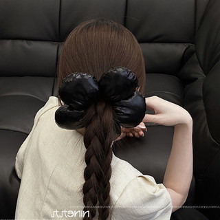LINH TUXEDO - DÂY CỘT TÓC - SCRUNCHIES HOA BẠC LẤP LÁNH