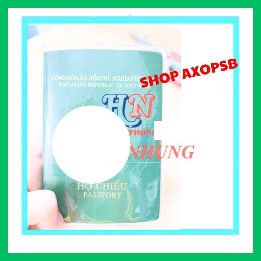 SÉT 10 CÁI Bao Bọc Hộ Chiếu Trong Suốt (Chất Liệu Nhựa Dẻo Chống Thấm)