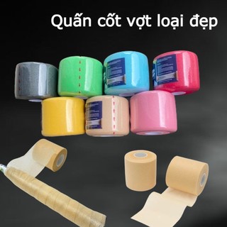 Cuộn Quấn Cán Vợt Cầu Lông Cốt Vợt Cầu Lông Bảo Vệ Vợt Êm Tay Thấm Hút Mồ Hôi