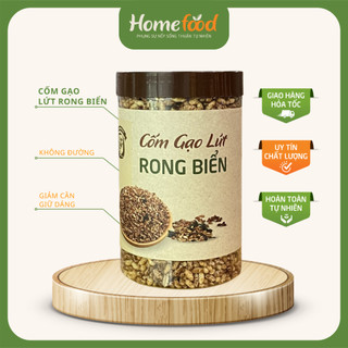 Cốm gạo lứt homefood túi 220g/ cốm gạo lứt giảm cân giữ dáng