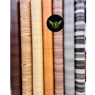 Decal GIẢ VÂN GỖ dán che khuyết điểm cho bàn, tủ.. có keo sẵn lột dán. khổ decal 60cm