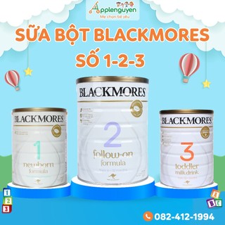 (DATE MỚI NHẤT) Sữa Bột Blackmores Úc Số 1,2,3 900gr | Applenguyen94