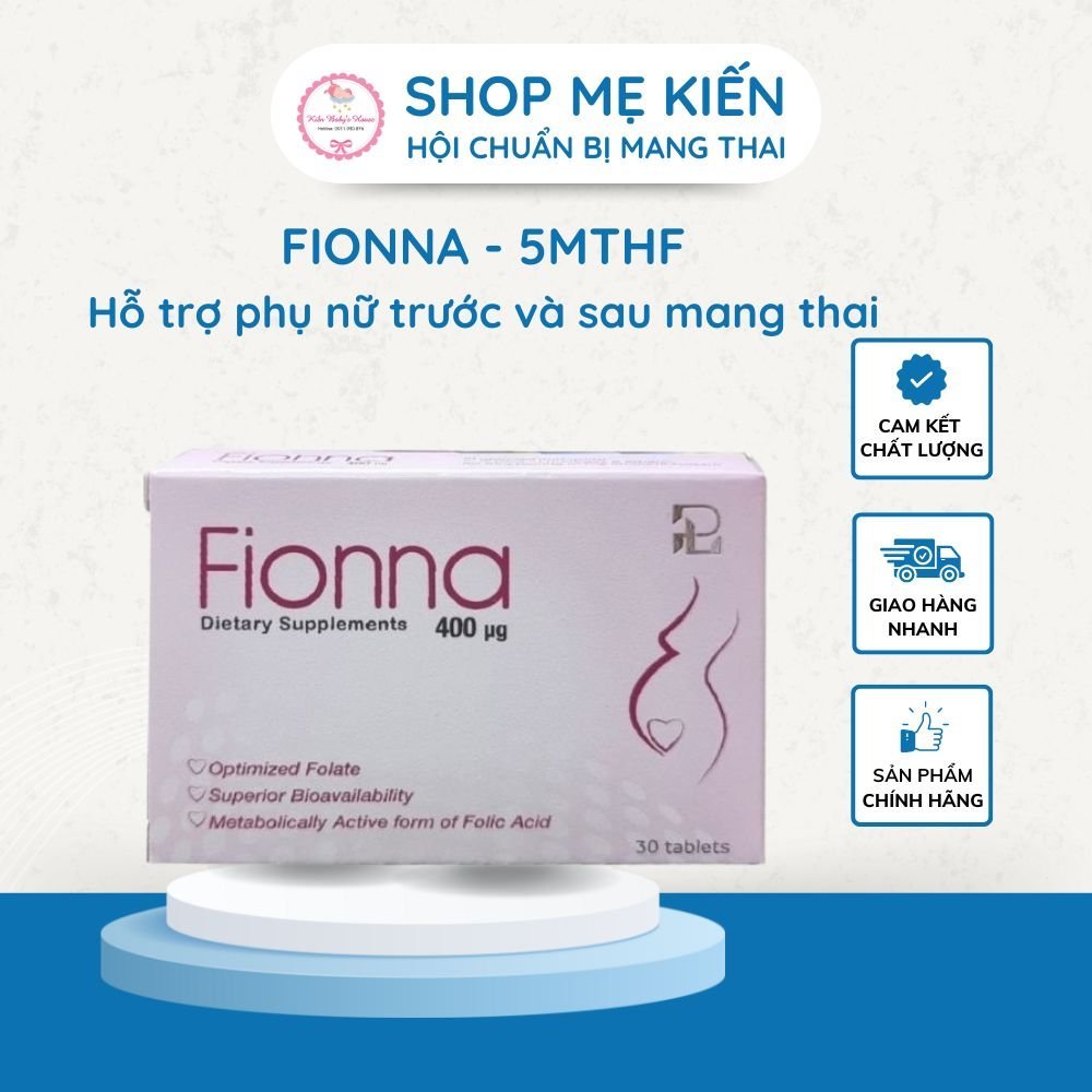 Fionna-5 MTHF -Hỗ trợ cho phụ nữ trước và sau mang thai - Shop Mẹ Kiến