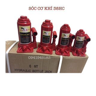 Con đội thuỷ lực oto 2 tấn đỏ , kích thủy lực Hydraulic Jack