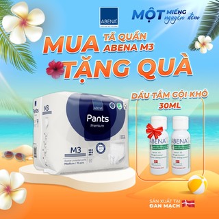 Tã quần người lớn Abena Pants Premium M3 gói 15 miếng thấm hút 2.400ml - Nhập khẩu Đan Mạch