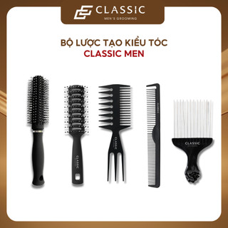 Lược Tạo Kiểu Classic Men - Lược tròn - Lược Trifecta - Lược bán nguyệt - Lược Afro Pick