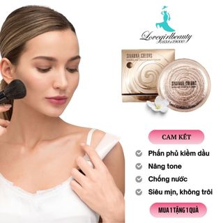 Phấn phủ Sivanna kiềm dầu nâng tone chống nước suốt 24h cam kết không trôi không bết dính siêu mịn]