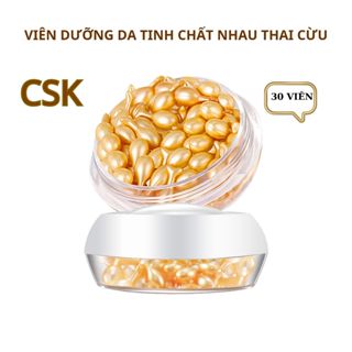Serum Dưỡng Trắng Da Tinh Chất Nhau Thai Cừu CSK 30 Viên Giúp Thu Nhỏ Lỗ Chân Lông, Nuôi Dưỡng Và Phục Hồi Làn Da