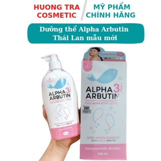  Sữa dưỡng trắng da Alpha Arbutin Collagen 500ml - Mẫu mới 
